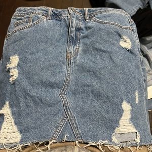 H&M Denim Mini Skirt